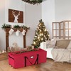 Hastings Home Hastings Home Rolling Christmas Tree Bag, Red 770666TYM